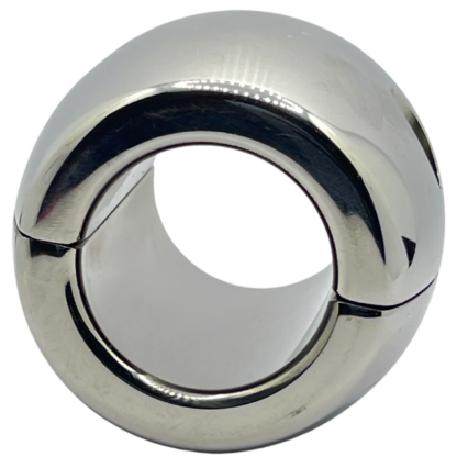 Stainless steel oval shaped testicular weight with threaded screws