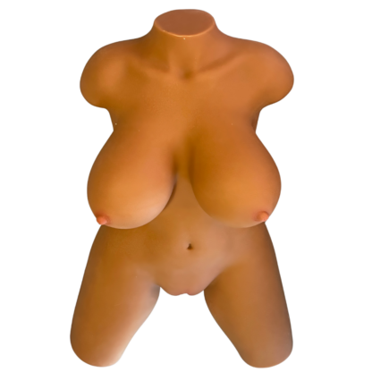 Large bendable sex doll with large breasts with ass and vagina entry