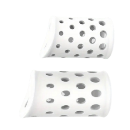 2 pack small and large white silicone foreskin retainer