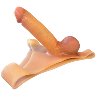 Hollow Penis underwear with fake testicles.