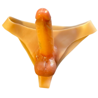 Hollow Penis underwear with fake testicles.