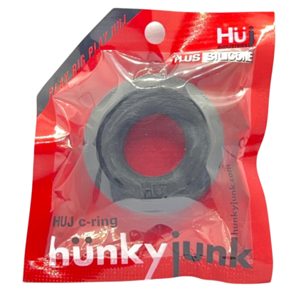 Soft Silicone round cock ring In plastic packet Hunky Junk