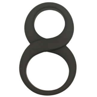 Infinity shape form cock and ball separator ring
