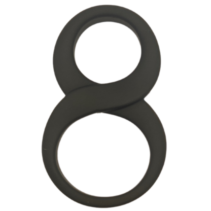 Infinity shape form cock and ball separator ring