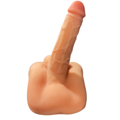 Silicone male ass, penis and balls for sexual enjoyment