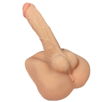 Silicone male ass, penis and balls for sexual enjoyment