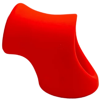 Soft red silicone cock and ball ring separator