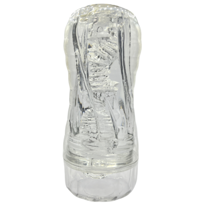 Silicone mouth inside open squeezable plastic cup