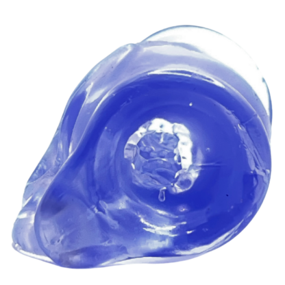 Blue silicone with openings, Soft Knuckle Bust-A-Nut silicone Penis Masturbator.
