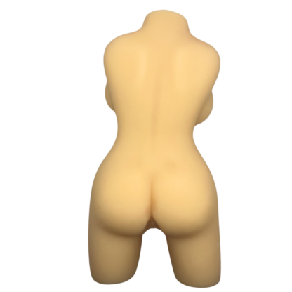 Small silicone nude woman with ribbed vagina entry