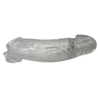 Smooth silicone penis sleeve for extending size