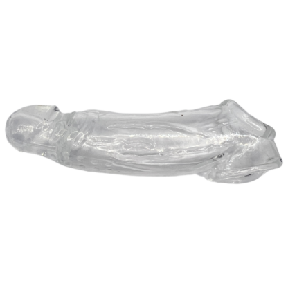 Smooth silicone penis sleeve for extending size