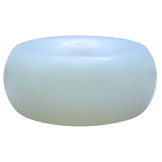 White silicone Xl doughnut sized cock ring