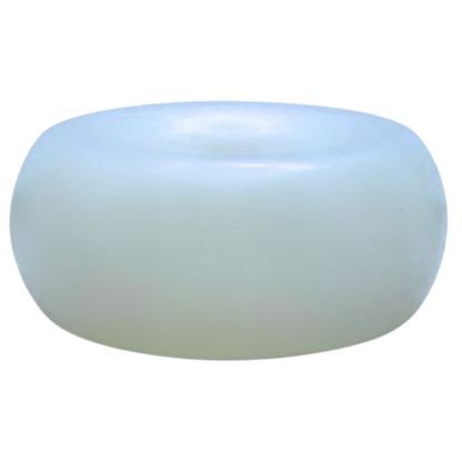 White silicone Xl doughnut sized cock ring