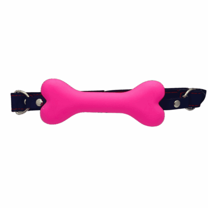 Image of Pink Bone Gag on PU Leather Strap