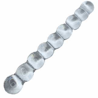 Image of beaded glass dildo