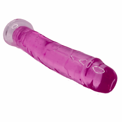 Image of transparent Pink dildo