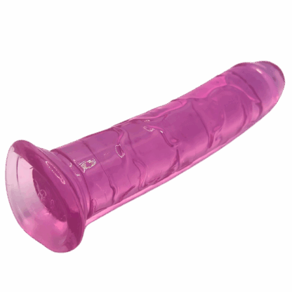Image of transparent Pink dildo