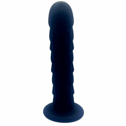 Image of Ribbed Dildo with flanged base.