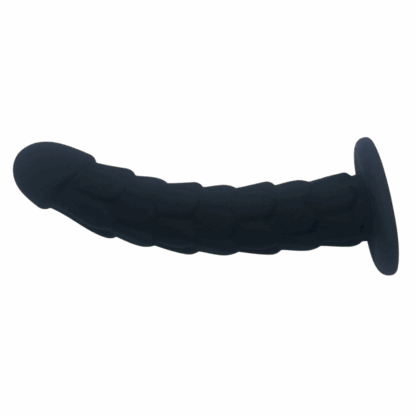 Image of Ribbed Dildo with flanged base.